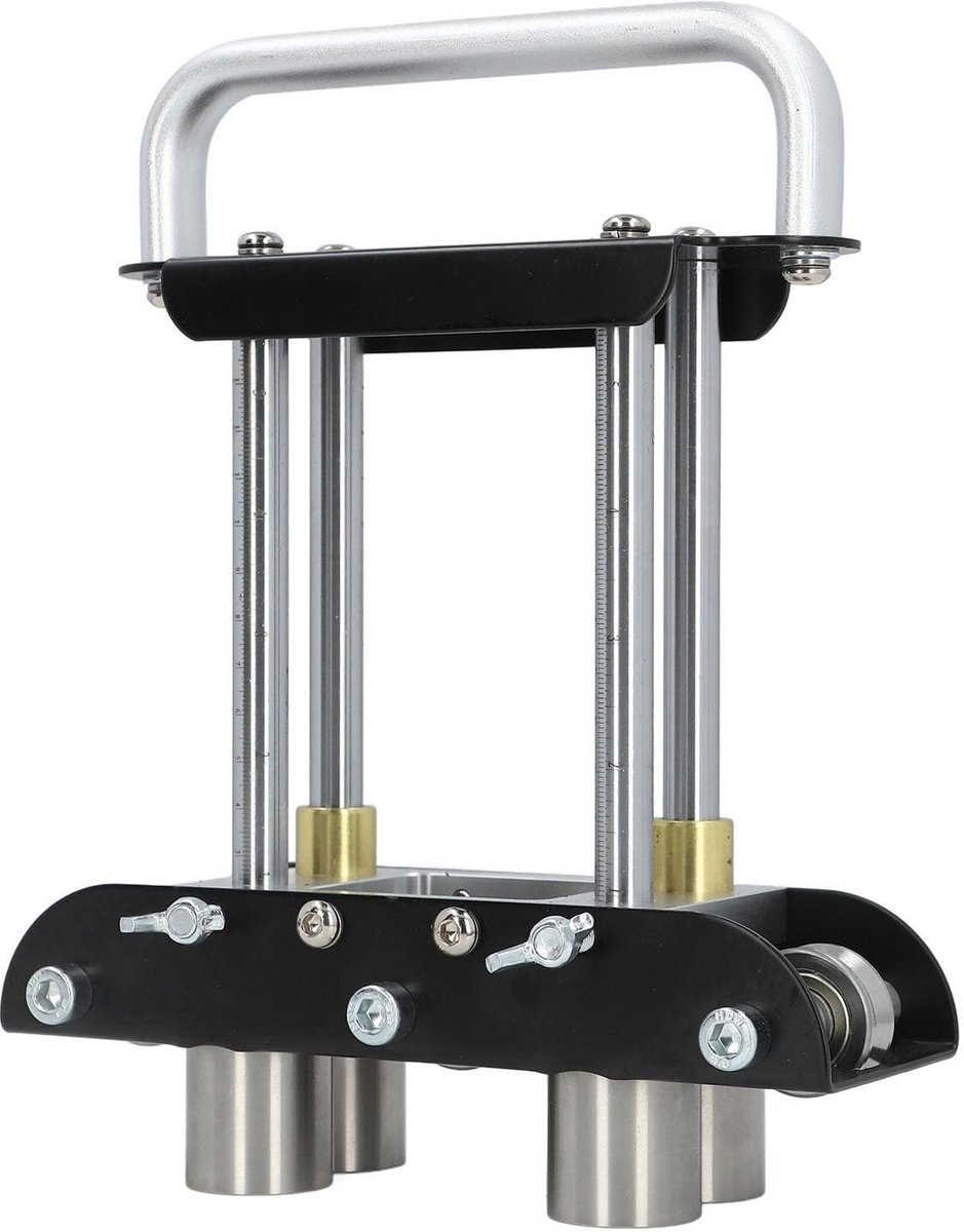 Dailygoods- Handplaatbuiger Lichtgewicht - Dakplaatbuiger 0-90° - Kraalrolbuiger - V-vormig Rolontwerp - Aluminiumlegering Handgreep - Geharde Rollen Snel Staal - Buiggereedschap