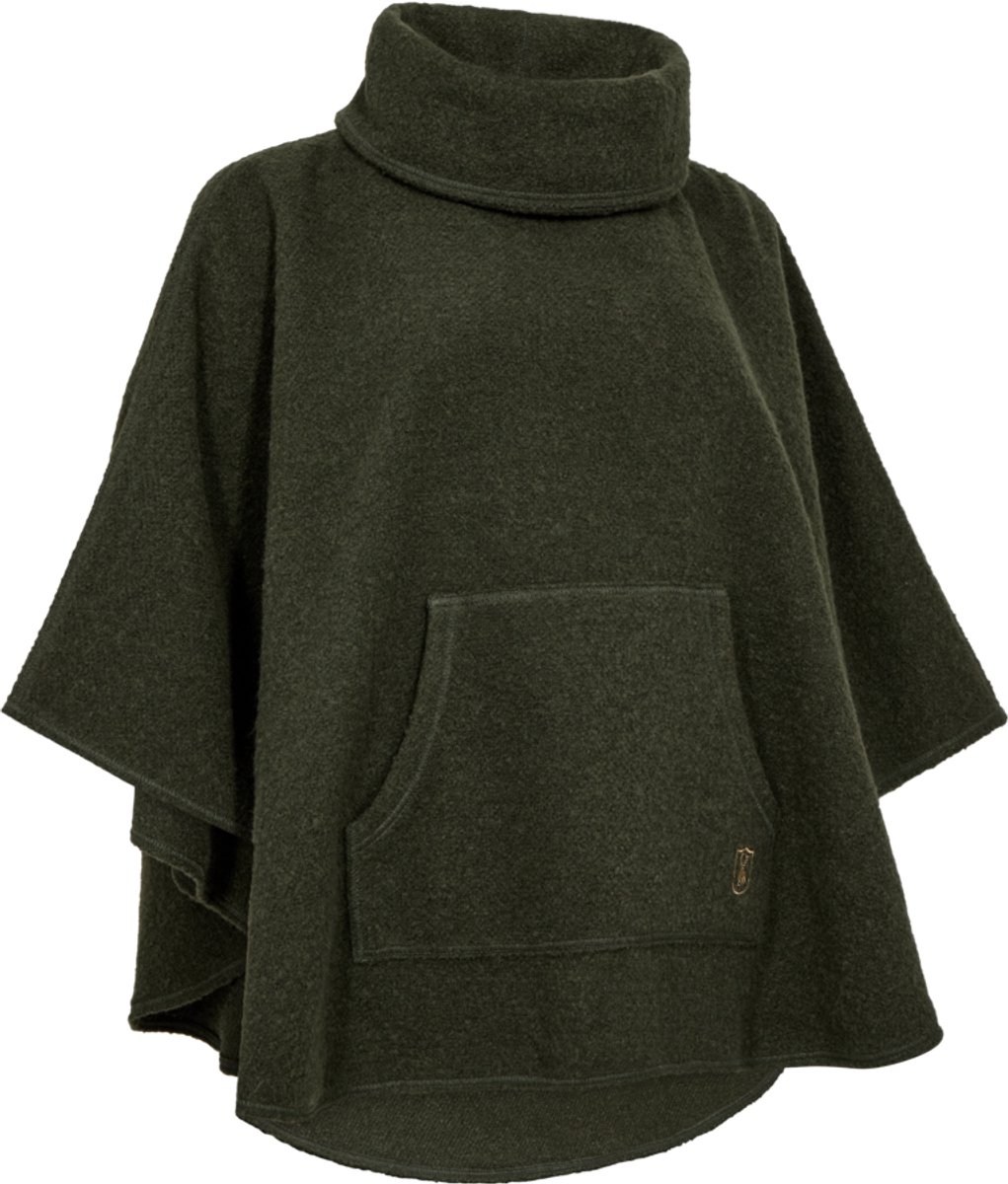 Deerhunter Lady Wilder Poncho Loden Wood Scandinavische poncho Dames poncho Cypress