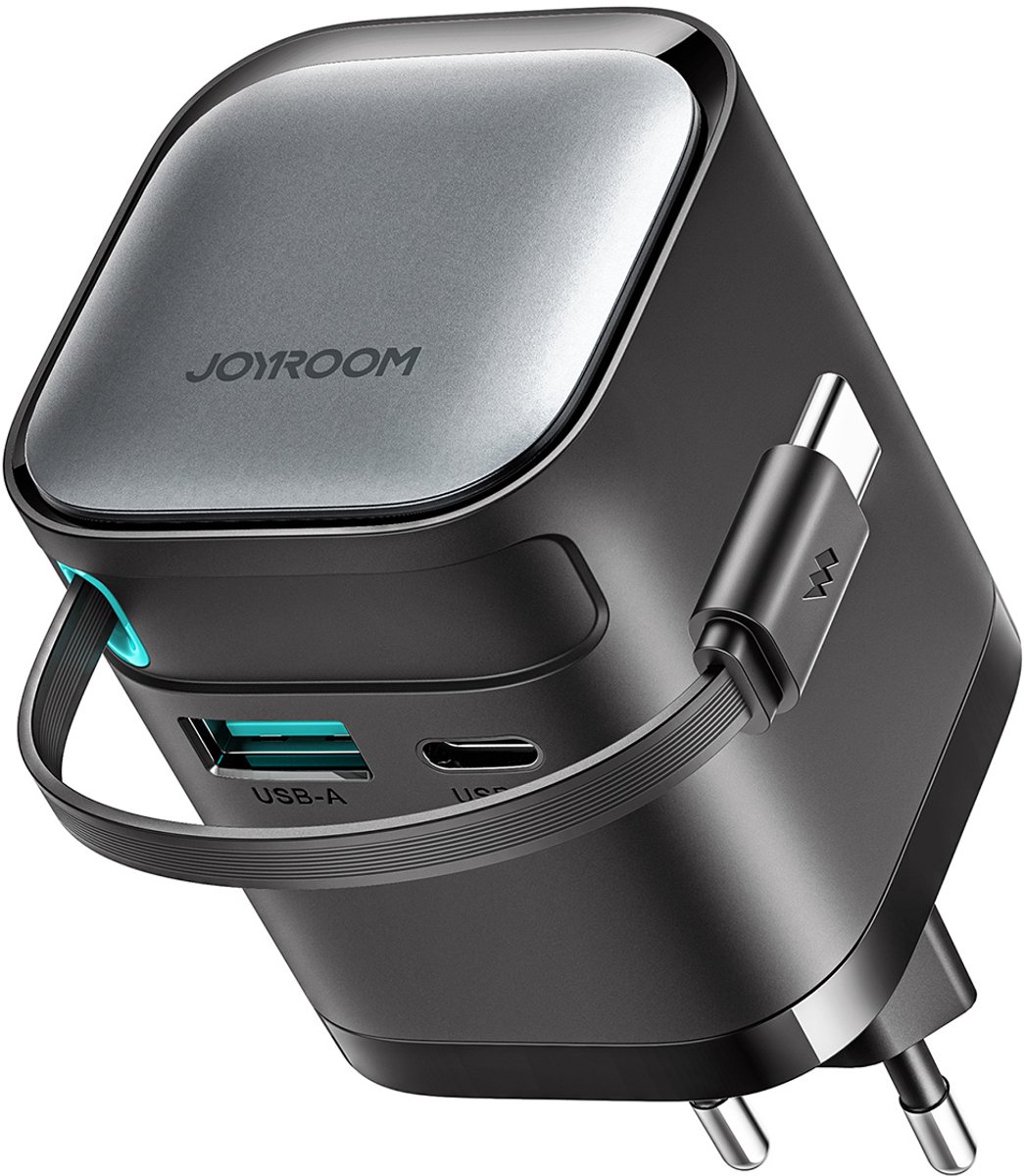 Joyroom 65W GaN3 Snellader - Oplader met USB C Kabel - Geschikt voor Telefoon, Laptop & Tablet