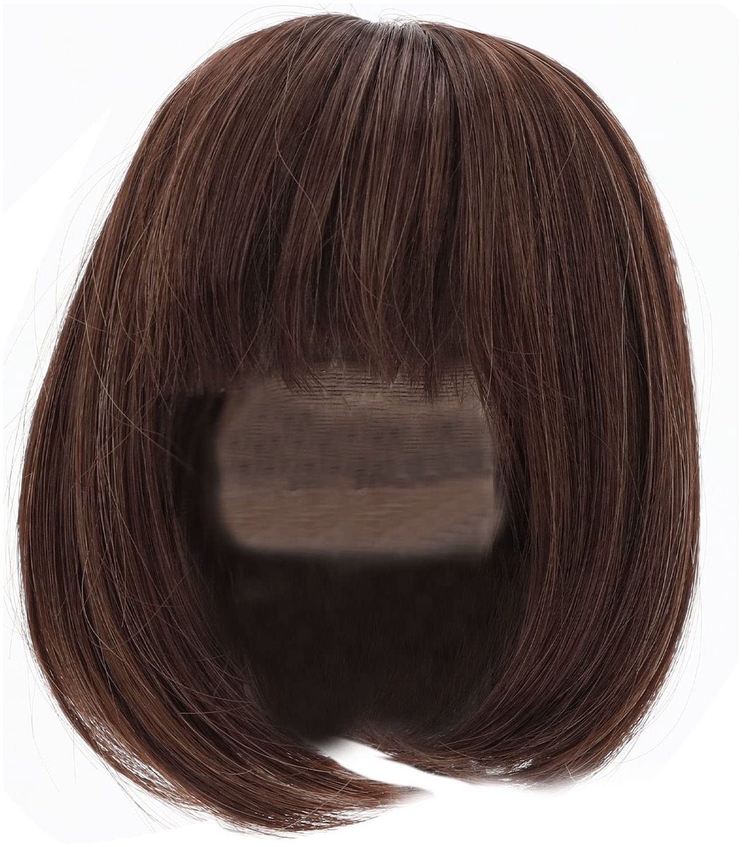 Dailygoods- BJD Pruik rechte knal - Poppenpruik - Hittebestendige vezels - Handgemaakt - Zachte vezel - Voor 1/3 BJD-poppen - Poppenhaar