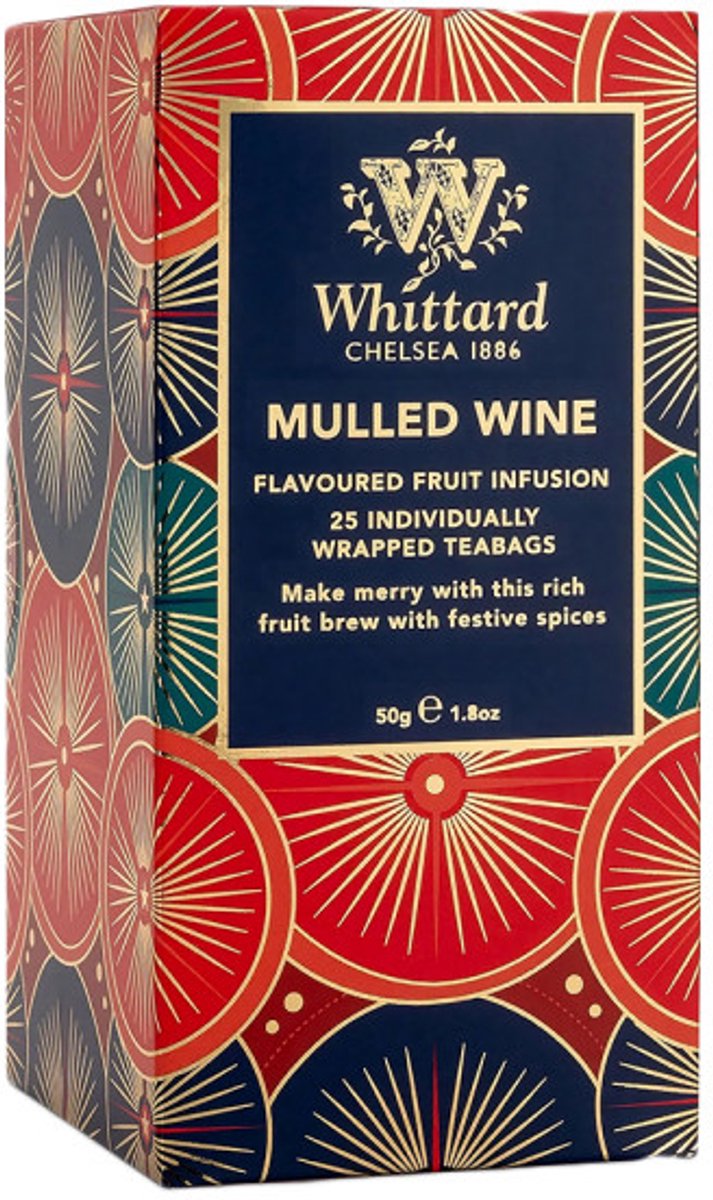 Fruitinfusie Whittard of Chelsea Mulled Wine, 25 st.