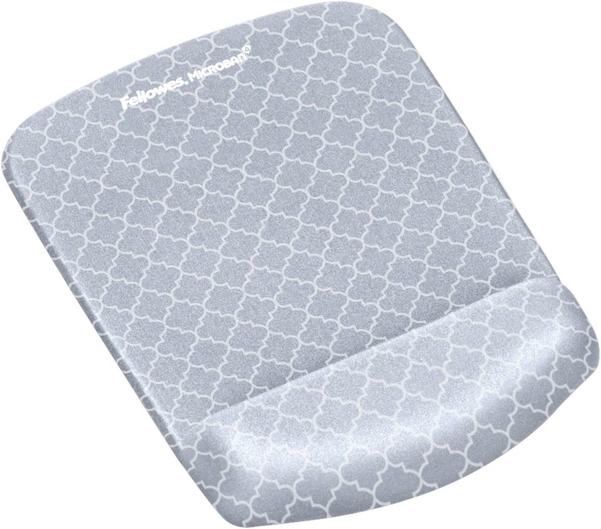 Muismat met polssteun - Ergonomische muismat - Comfortabel werken - Drukverlagende technologie - 238 cm breed - Grijs