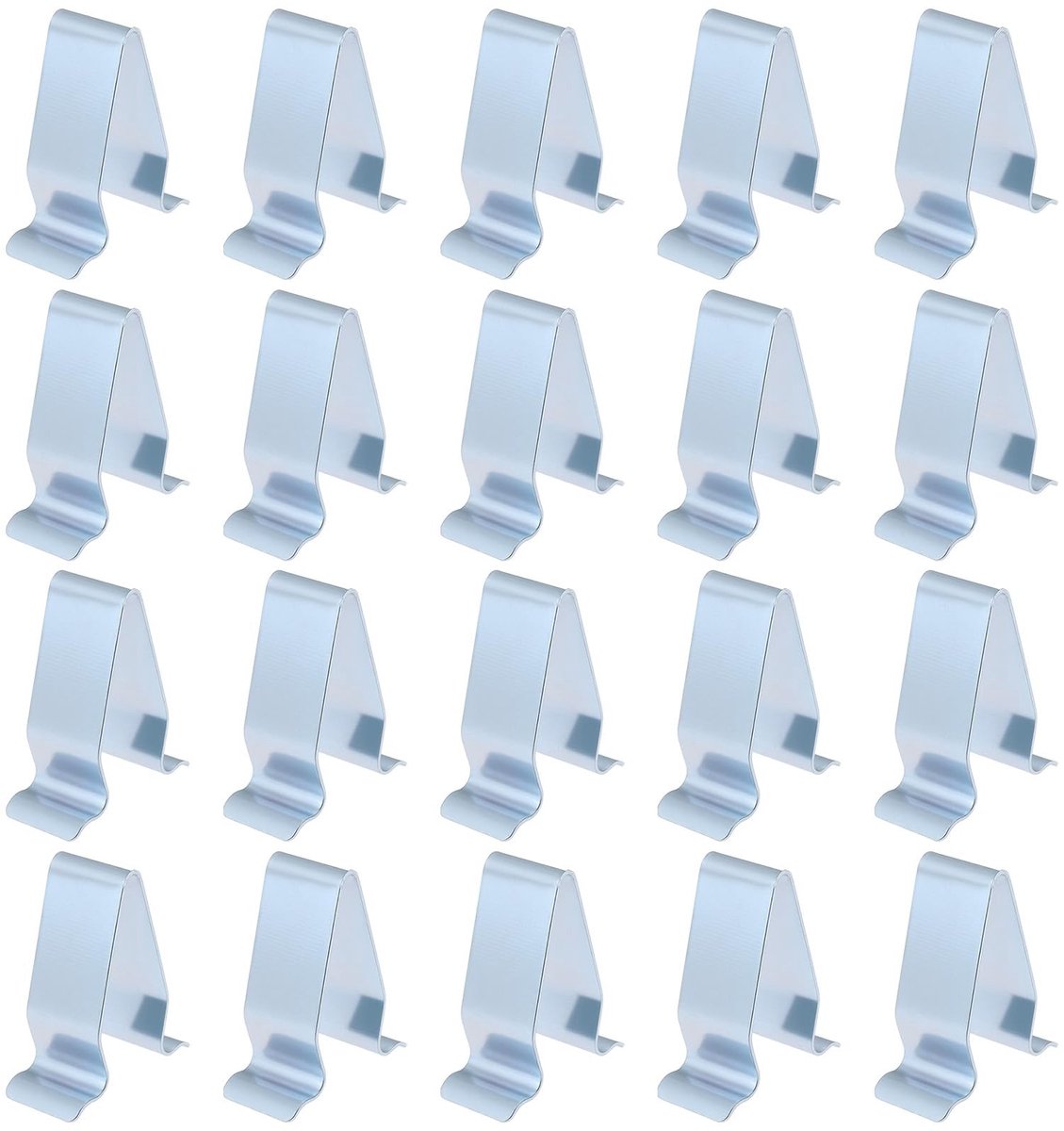 Dailygoods- Achterklep Clips 20 Stuks - Bevestigingsclips Auto - Compatibel met Skoda 100/105/120/110 - Eenvoudig te Installeren - 22 mm Lang - Hoogwaardige Materialen