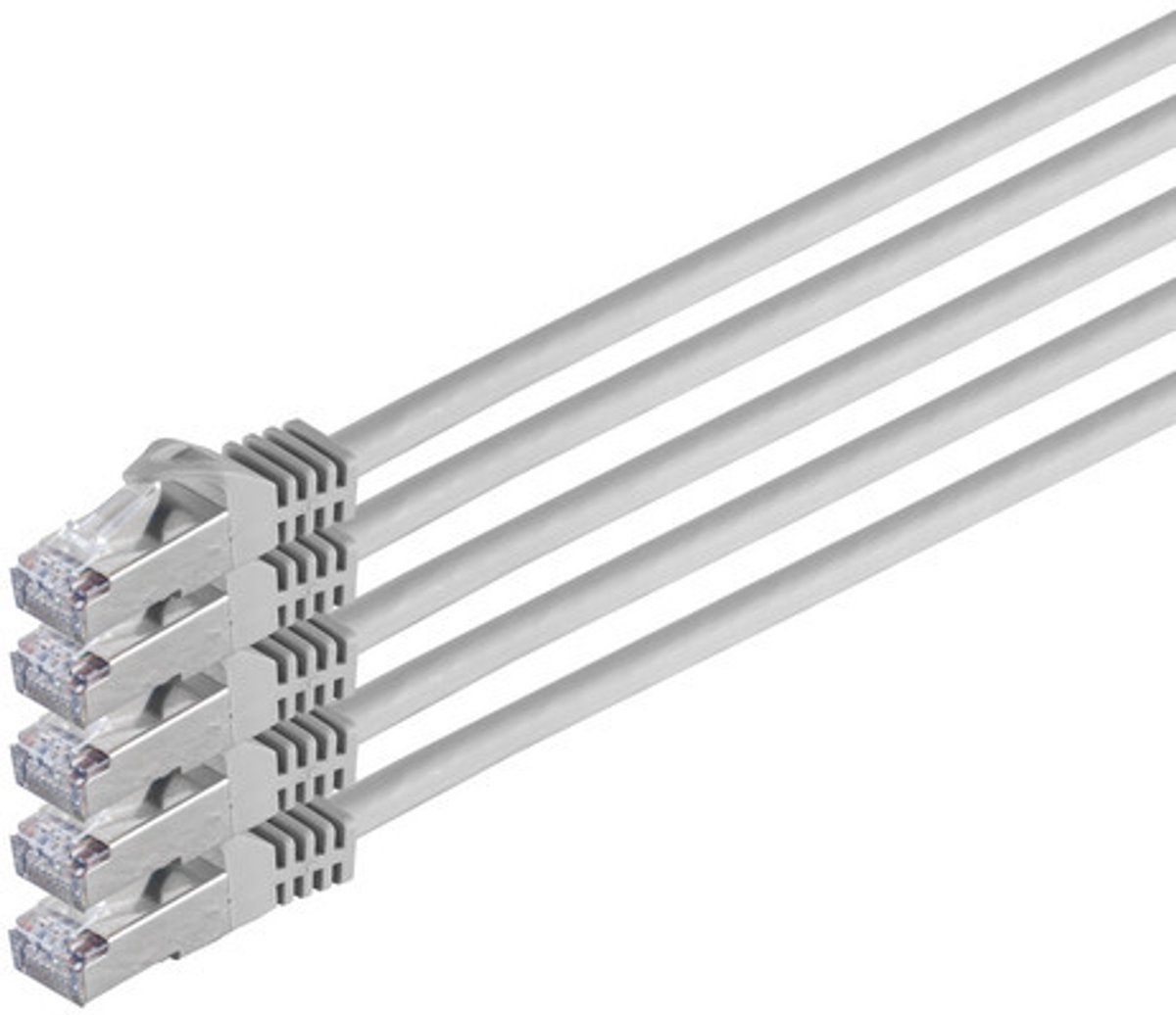 S/CONN RJ45-RJ45, m-m, 5m netwerkkabel Grijs Cat7 S/FTP (S-STP)
