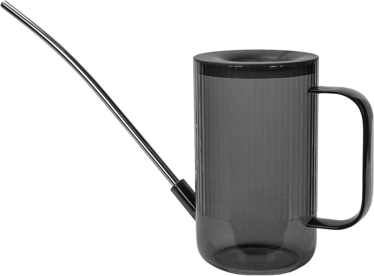 Gieter Lange Tuit - Plantenwatergever Binnen - Planten Verzorgen - Extra Lange Tuit - 1 Liter Inhoud - Zwart