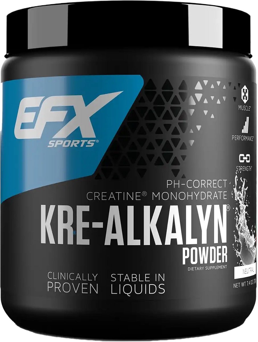 EFX Sports Kre-Alkalyn Powder (140 serv) Unflavoured - Creatine - Kre-Alkalyn