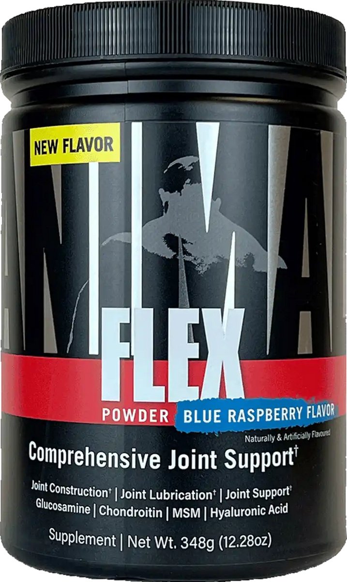 Universal Nutrition Animal Flex Powder (348g) Blue Raspberry - Vitaminen, mineralen & gezondheid - Gewrichts Ondersteuning