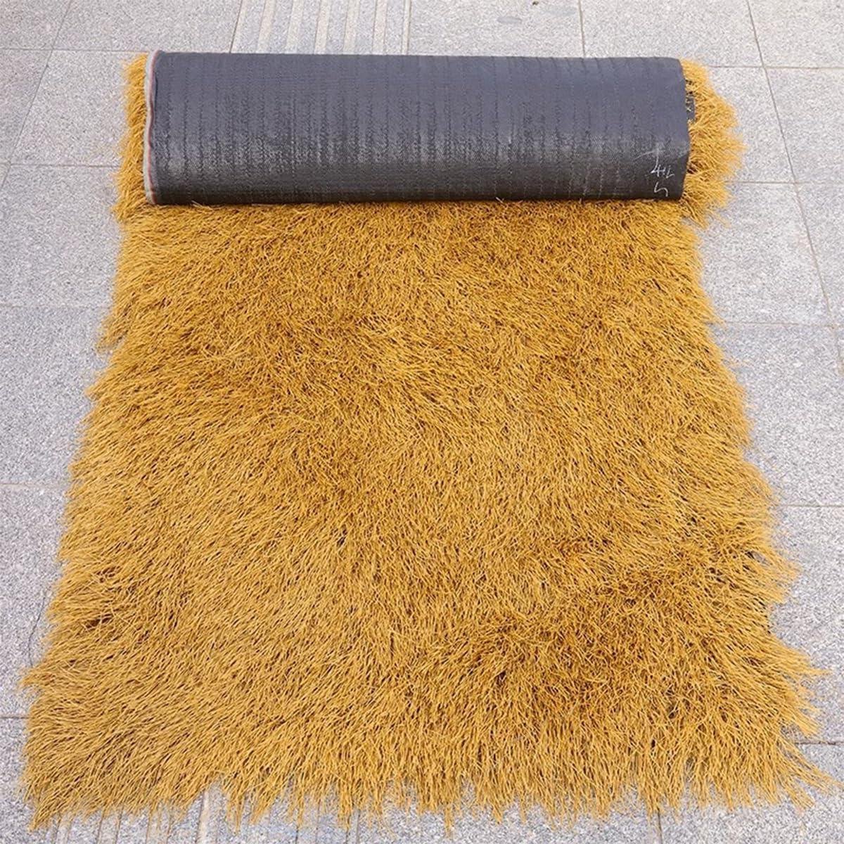 Kunstmatige Rieten Dak - Strobedekking Tuin - Tropische Decoratie - Hoogwaardig PE Materiaal - 1M x 7M - Geel