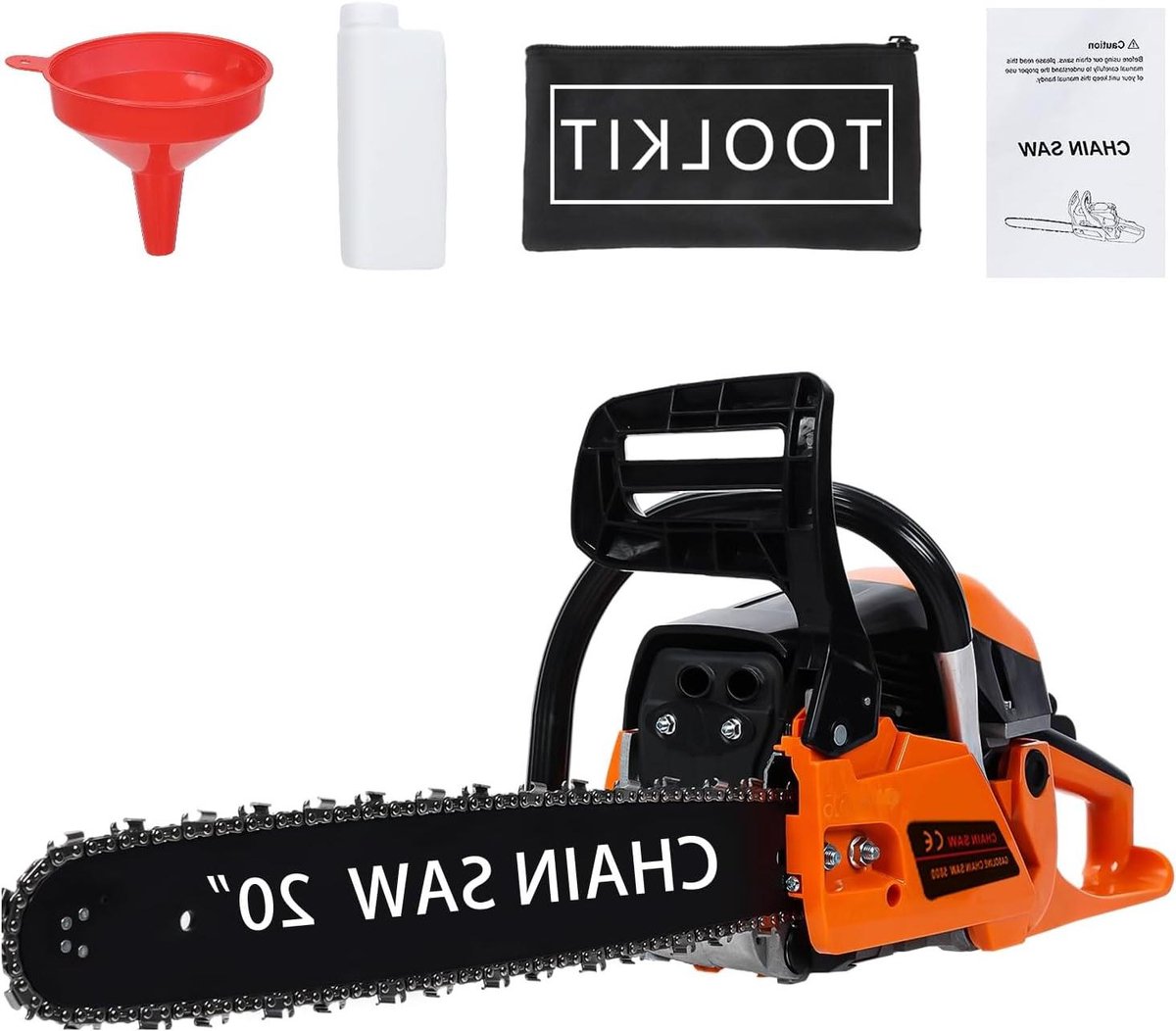 Gaskettingzaag - Krachtige zaag - Hout zagen - 58cc motor - 20 inch - Zwart