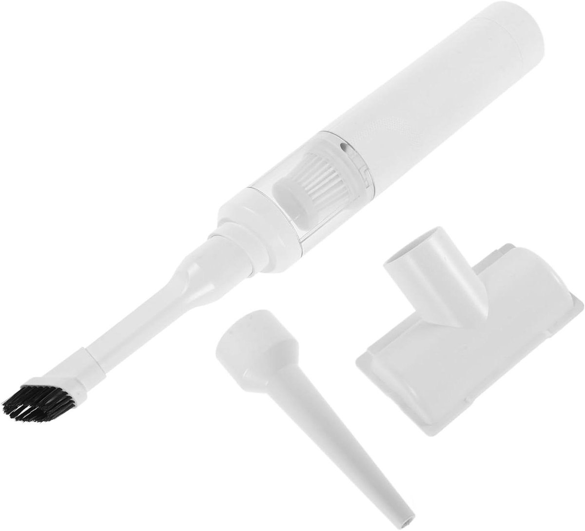 Draadloze Handstofzuiger - Kruimeldief - Auto Reinigen - Hoge Zuigkracht - 27 cm - Wit