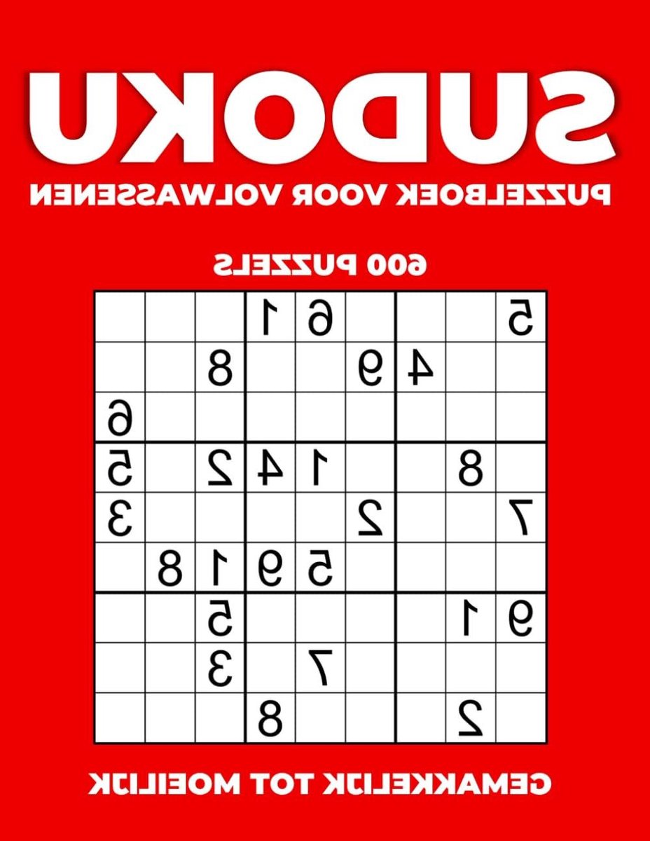 Sudoku Puzzelboek - Hersentraining Spel - Mentale Ontspanning - 600 Puzzels - 126 Pagina's - Kleurrijk