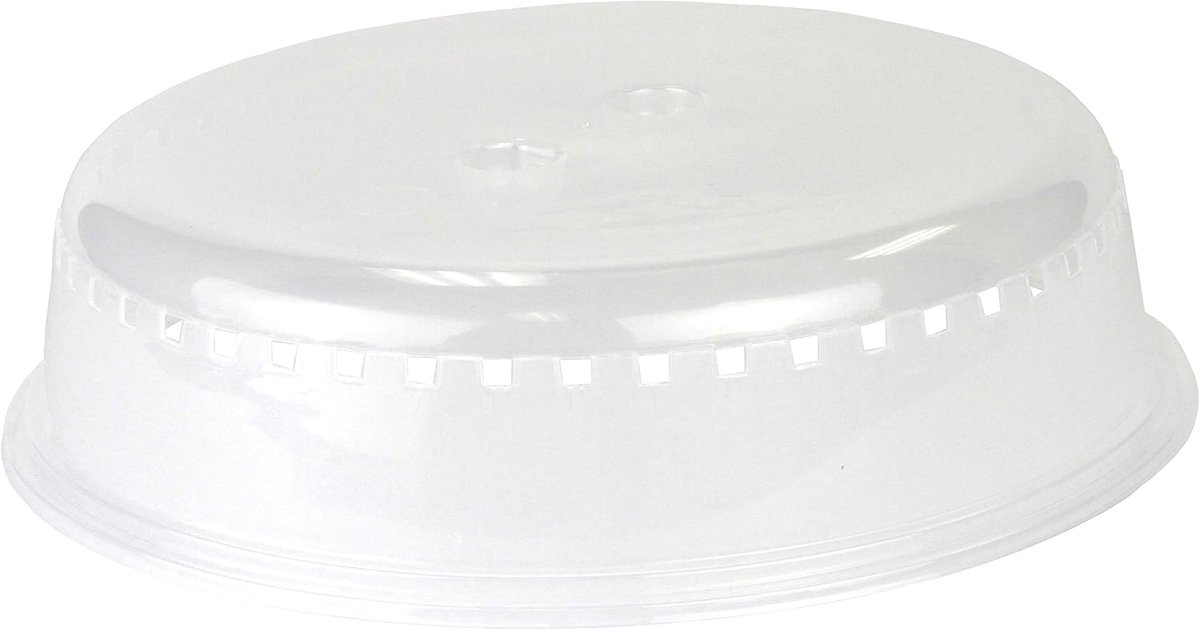 Chef Craft 21568 Classic Microwave Cover, Plastic, Clear