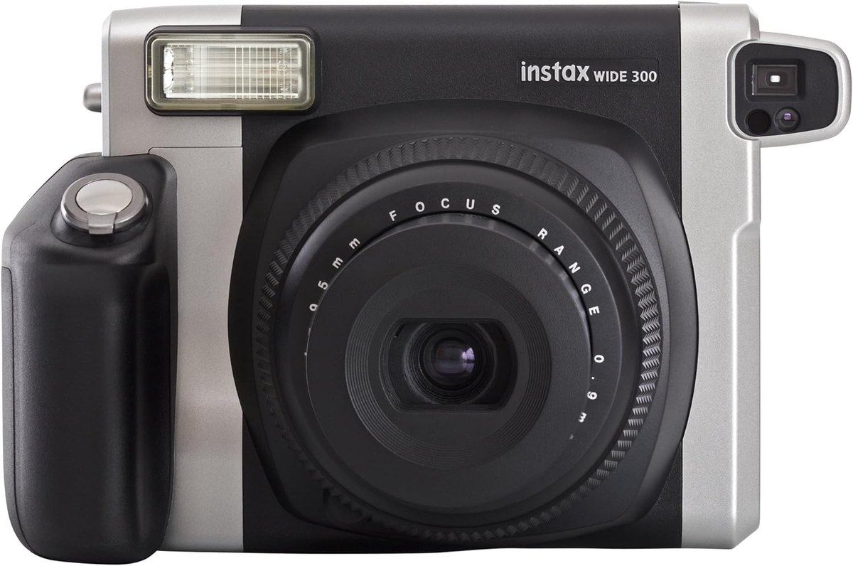 Direct Klaar Camera - Instant Camera - Feesten en Bijeenkomsten - Extra Breed Filmformaat - 21 x 145 cm - Zwart
