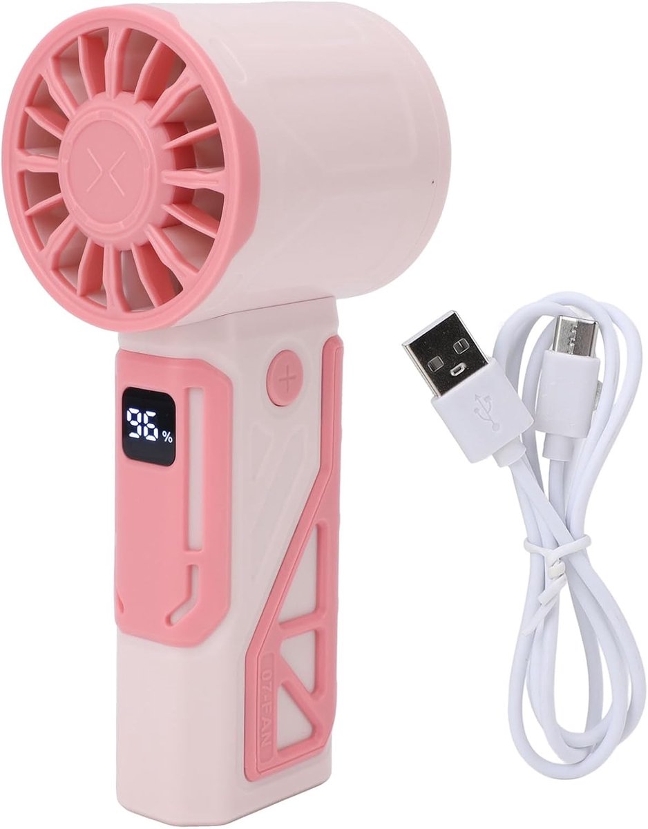 VHV - Handventilator - mini handventilator usb oplaadbaar - USB oplaadbaar, stil - voor reizen, festival, make-up