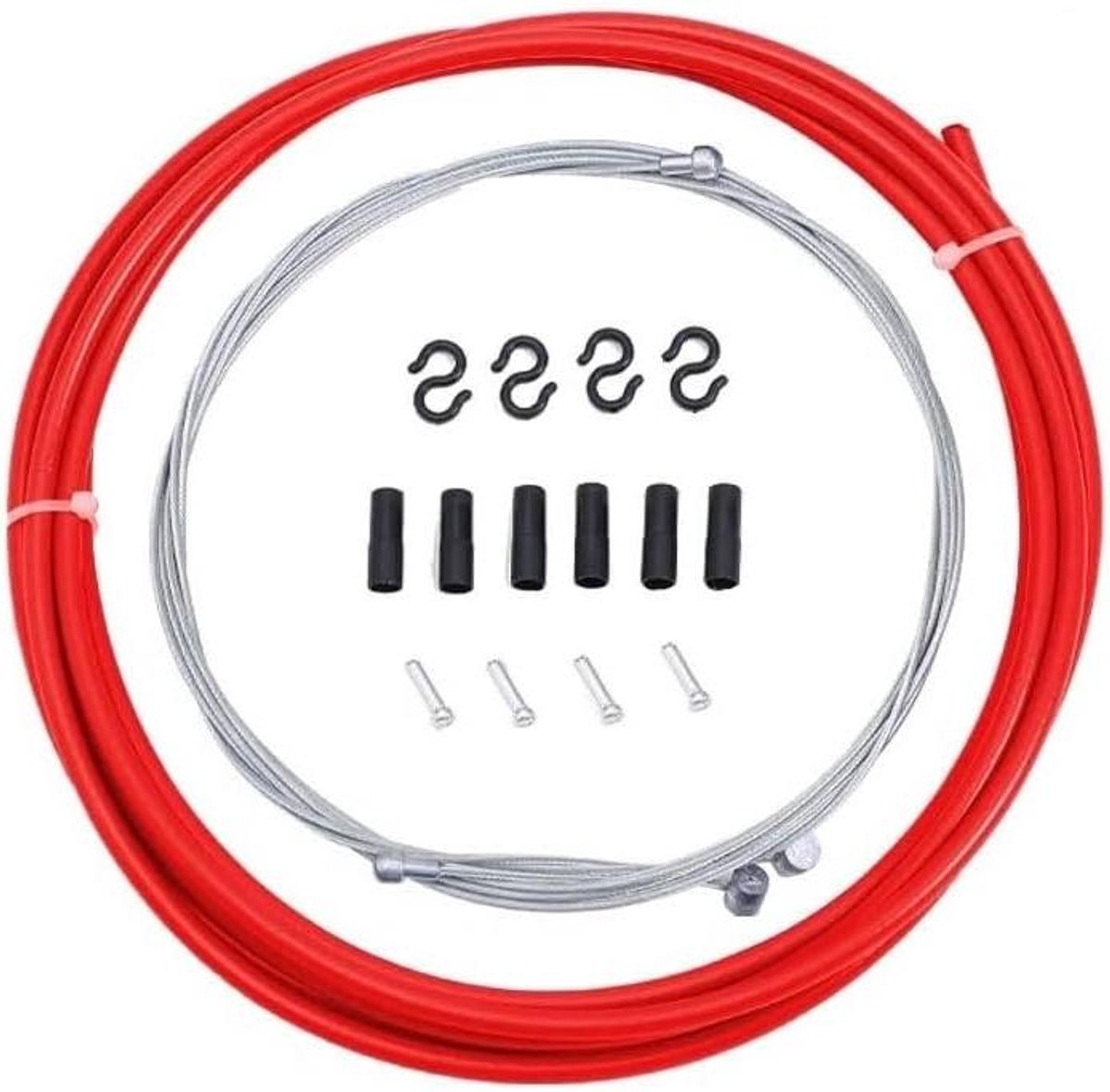 Fiets Kabelset - Rem en Versnelling - Onderhoud Fietsen - Roestvrij Staal - 4mm/5mm - Roze