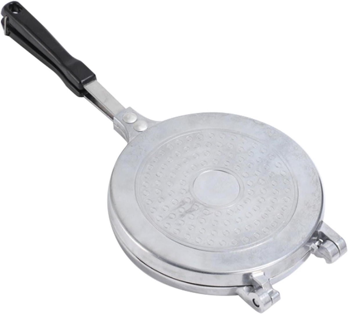 Dubbelzijdige Koekenpan - Omelet Maker - Ontbijt Bereiden - Dubbelzijdig Bakken - 40 cm Lengte - Zwart