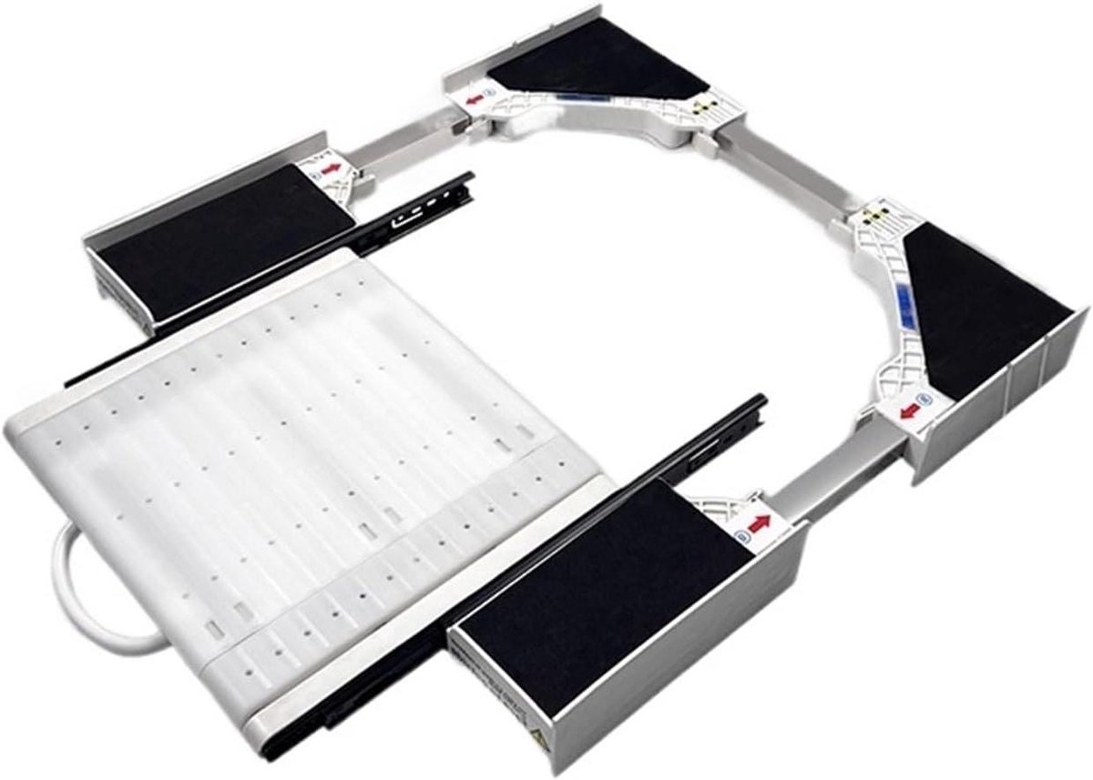 Wasdroger stapelset - Wasmachine rek - Ruimte besparen - Universeel geschikt - 1.5 kg - Wit