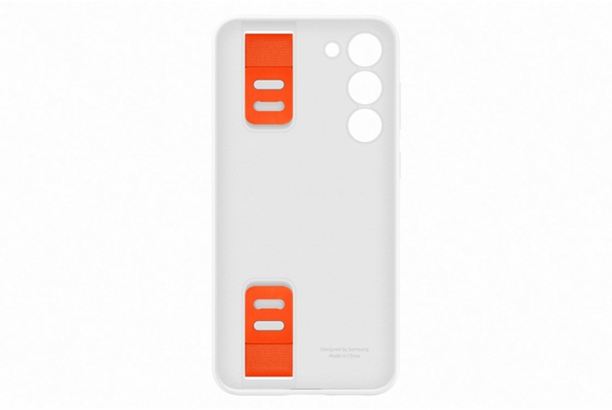 Samsung Silicone Grip Cover - Samsung Galaxy S23 Plus- Wit