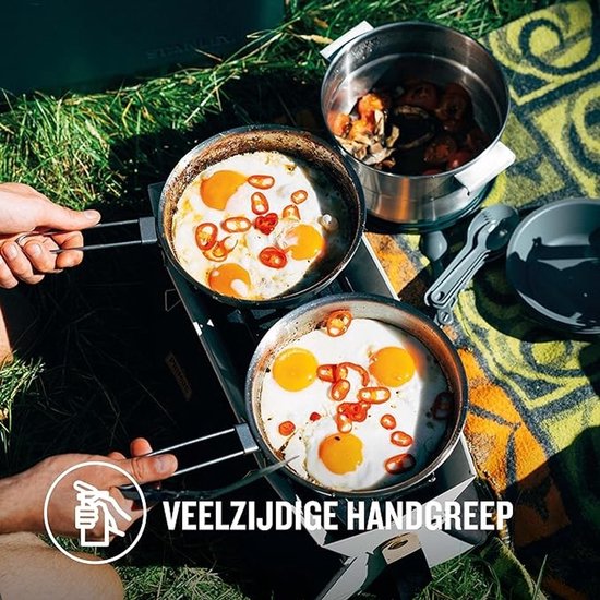 9-delige Roestvrijstalen Pannenset voor Kamperen — afbeelding 5
