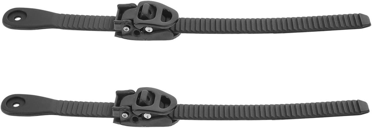 Rolschaats Gespbanden - Schoen Fixatie - Rolschaatsen Onderhoud - Verstelbaar Nylon Materiaal - 25.5 cm Lengte - Zwart