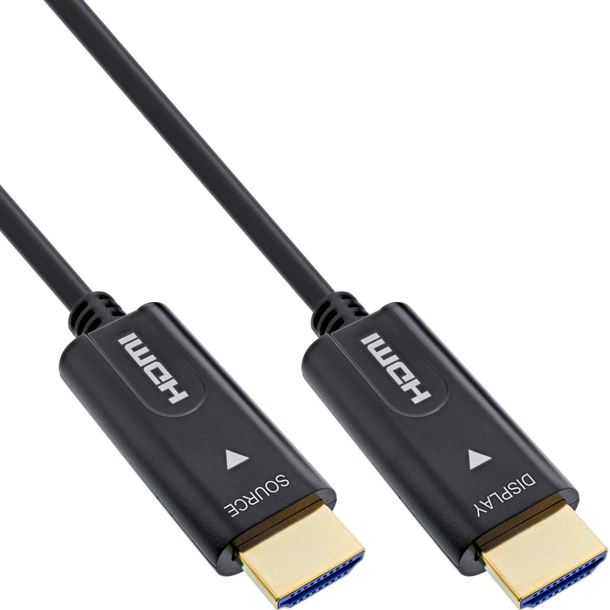 InLine® HDMI AOC-kabel, High Speed HDMI met Ethernet 4K/60Hz male / male 50m