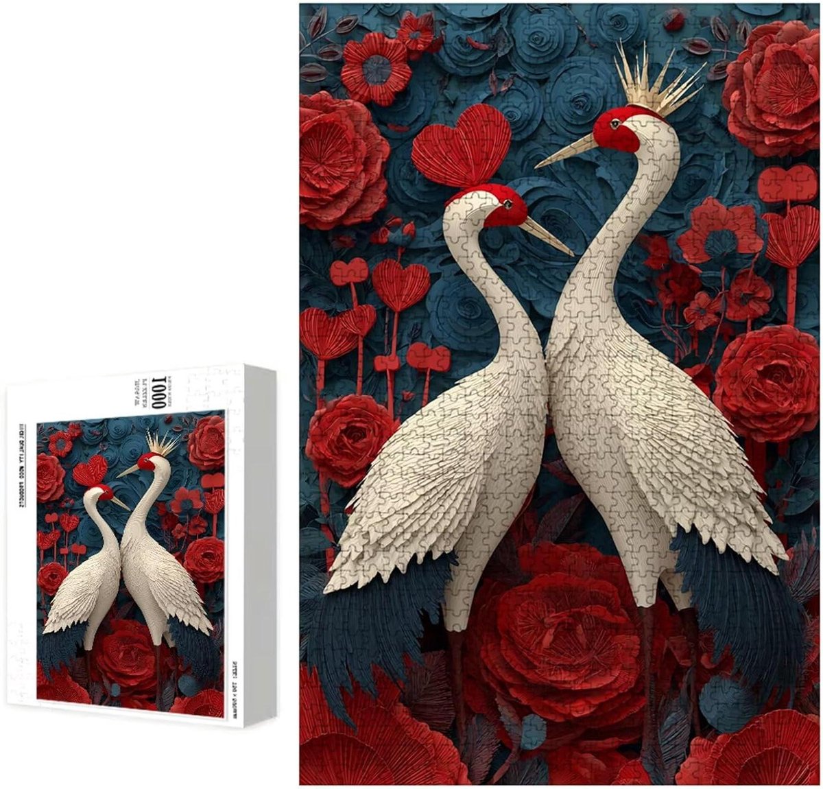 Puzzel 2000 stukjes - Houten Legpuzzel - Ontspanning Thuis - Lindehout Kwaliteit - 75x105 cm - Multicolor