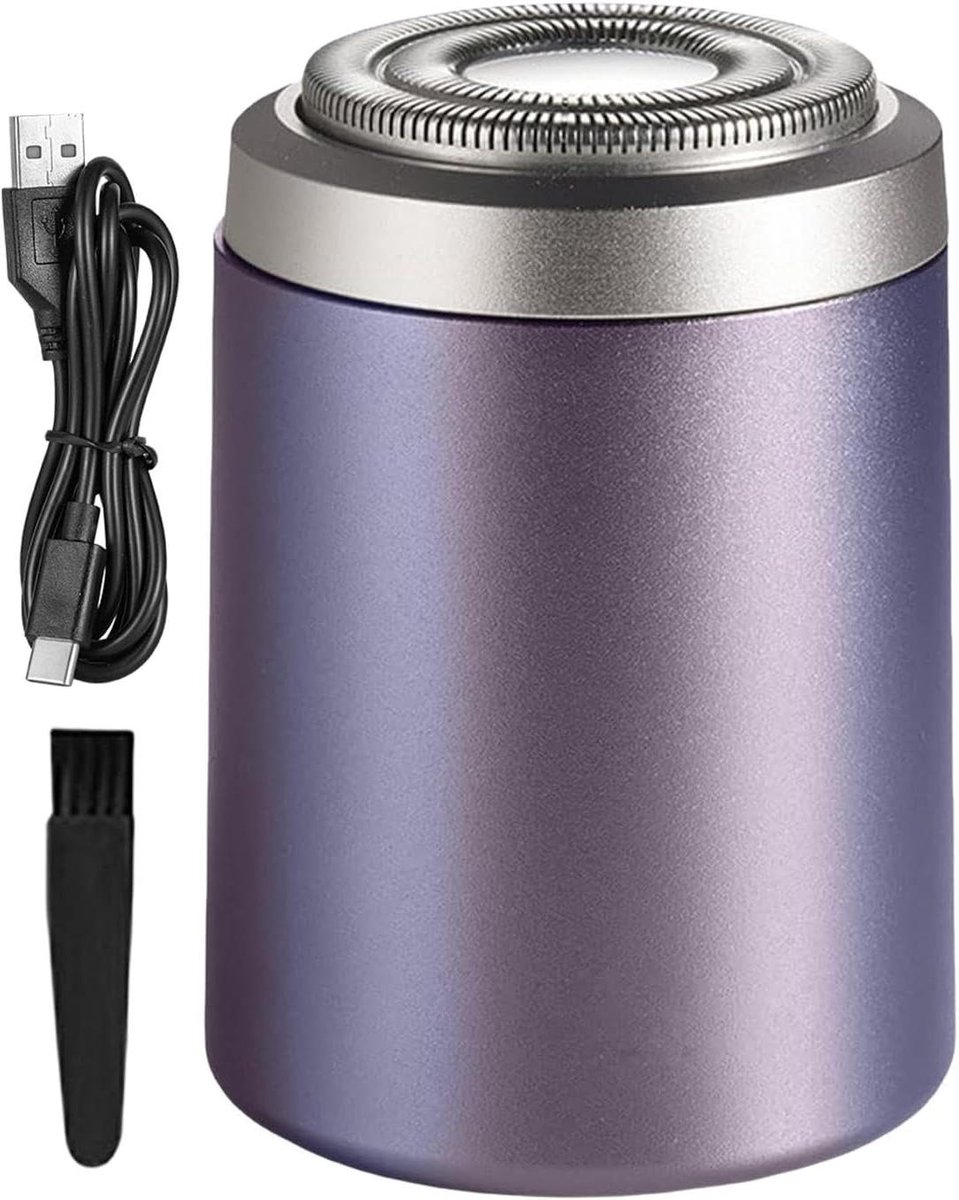 Compact scheerapparaat - Draagbaar scheerapparaat - Reizen en onderweg - IPX7 waterdicht - 181 gram - Zwart