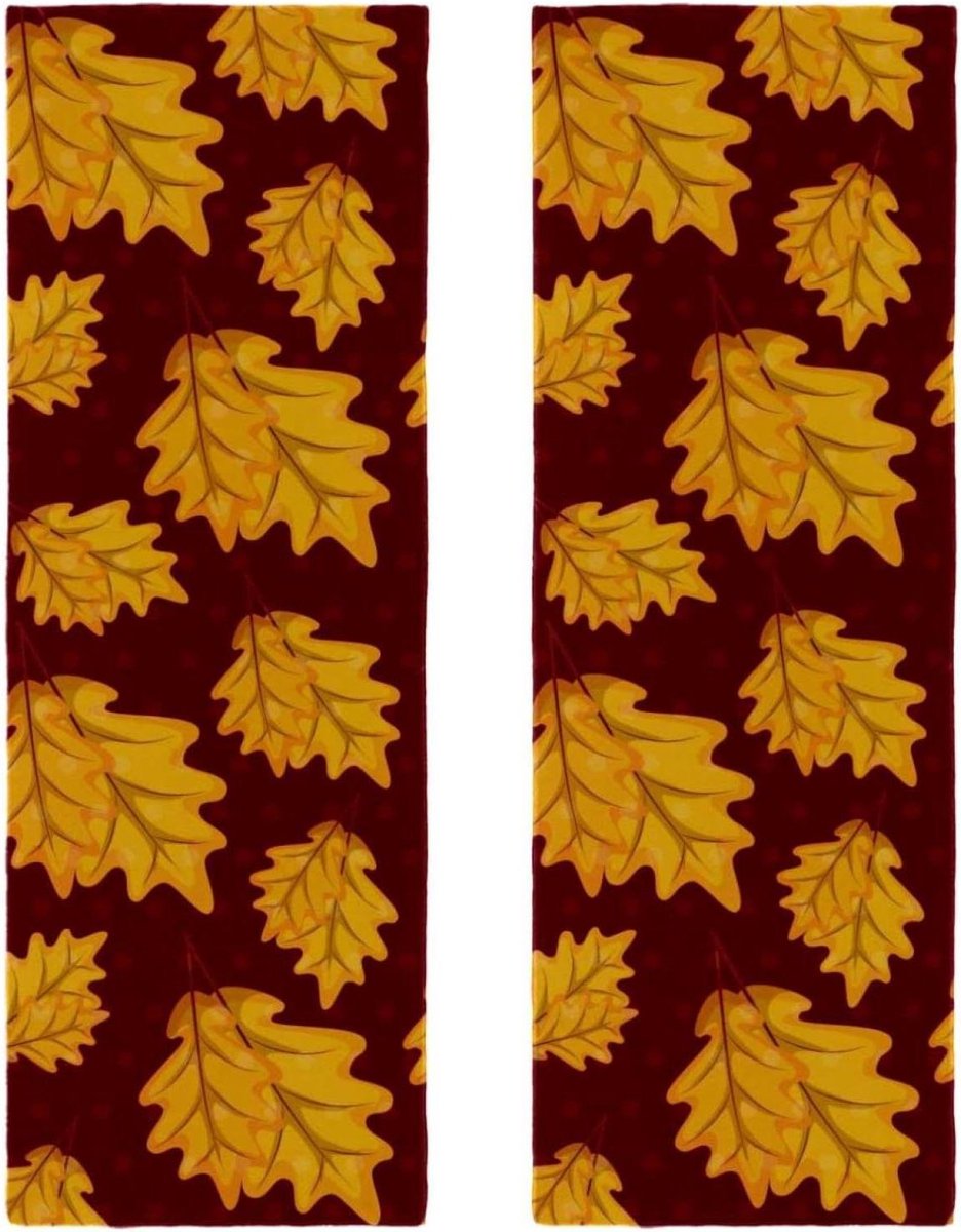 Microfiber Handdoek - Sport Handdoek - Sport & Reizen - Sneldrogend Absorberend - 2 Packs 29.5x81.5cm - Veelkleurig Blad
