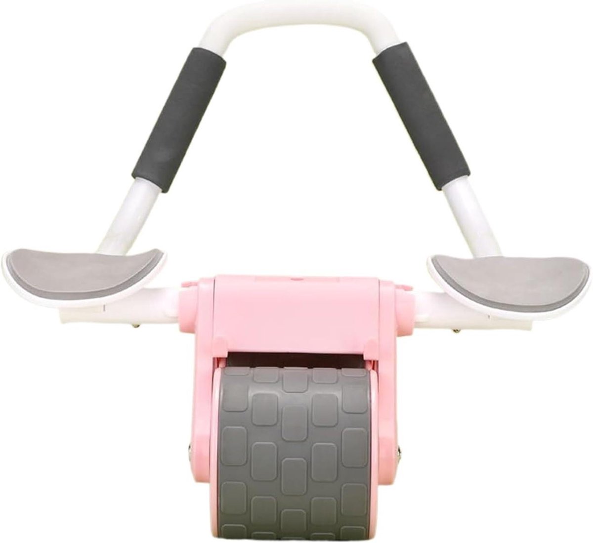 Buikspierwiel - Core trainer - Krachtige training - Automatische rebound - 32.5x19x18 cm - Roze