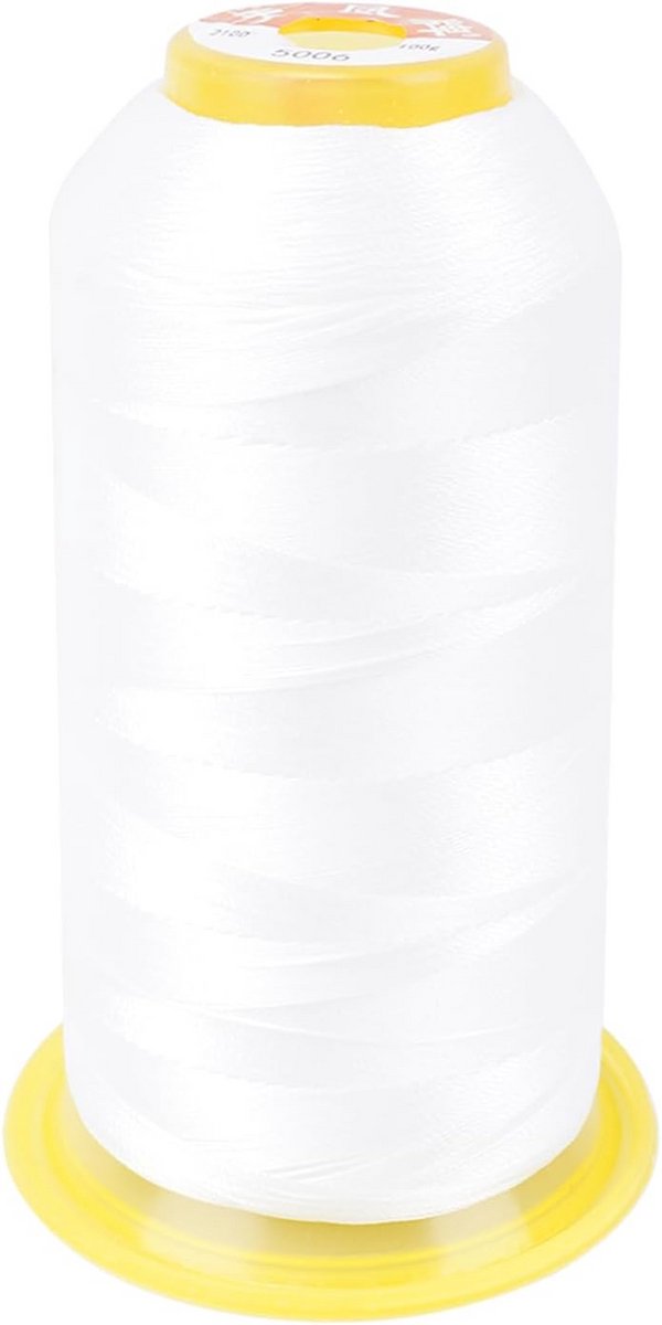 Sterk 210D Nylon Naaigaren 3-draads Wit Handwerk en Machinaal Gebruik