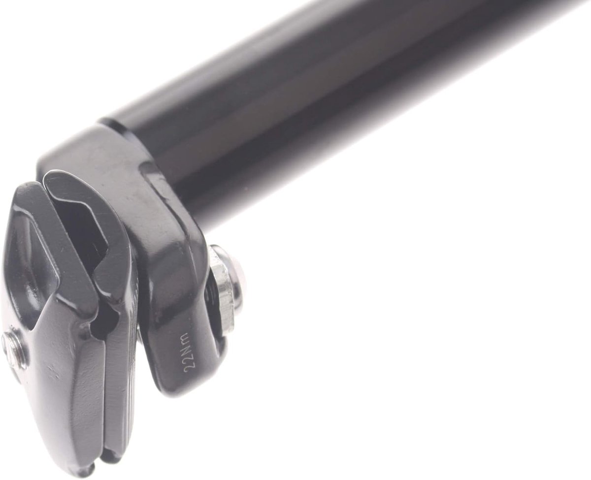 Zadelpen ATB - Fietszadelpen - Mountainbiken - Aluminium Constructie - 30.9-350 mm - Zwart