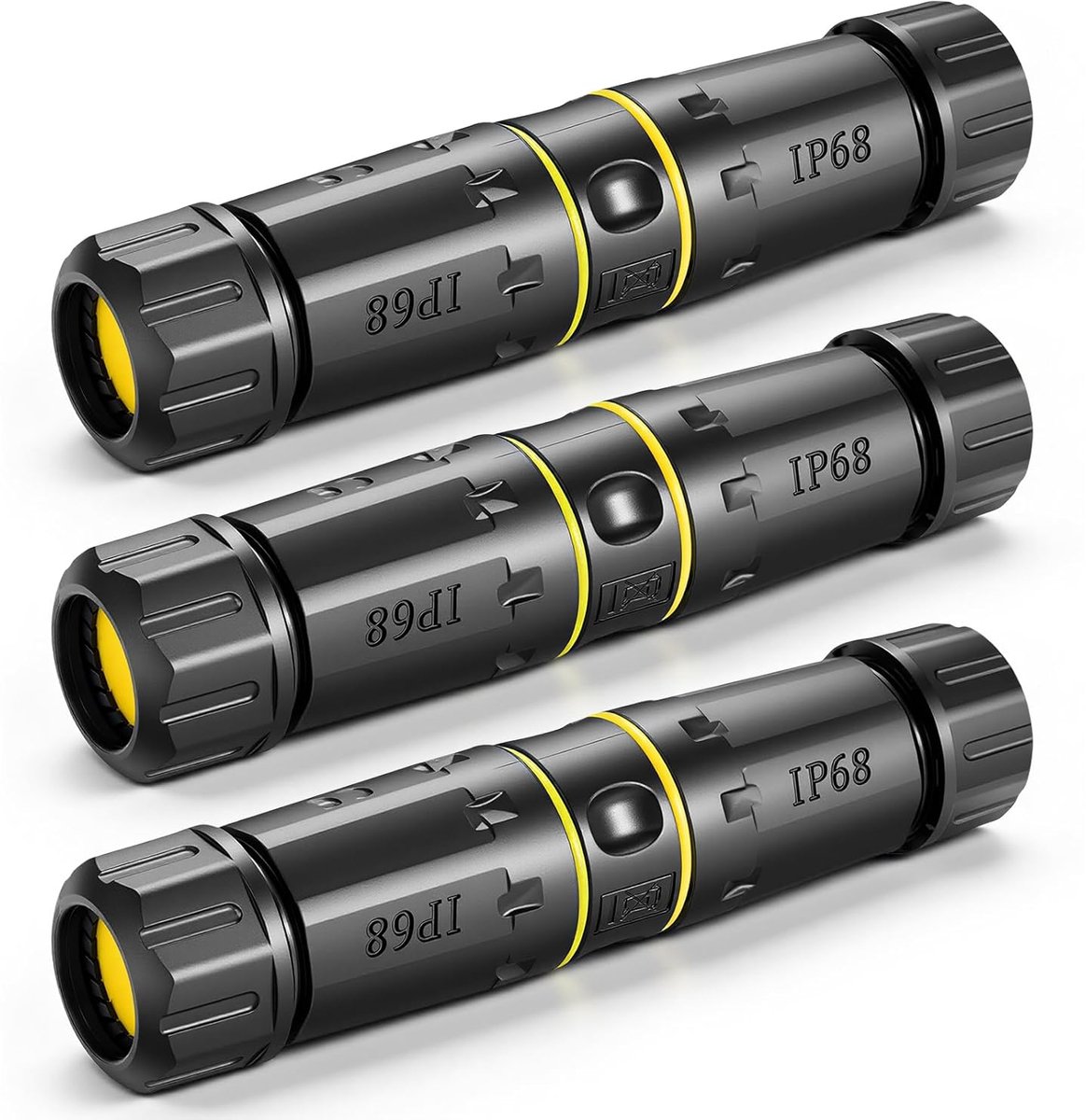 RJ45 Koppeling - LAN Connector - Kabel Verlenging - IP68 Waterdicht - 3 Stuks