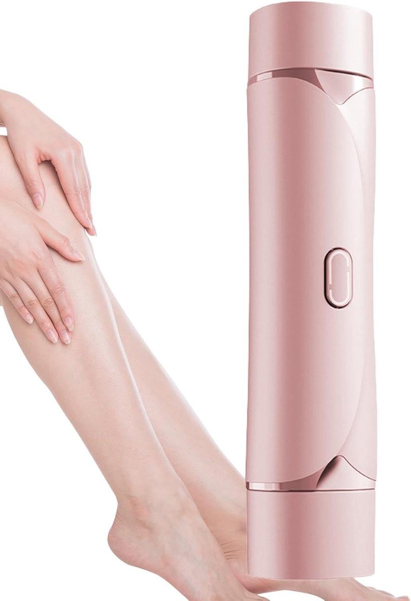 Elektrische Trimmer - Lichaamshaar Verzorger - Gladde Huid - 2-in-1 Scheerkop - 18 cm Lengte - Wit