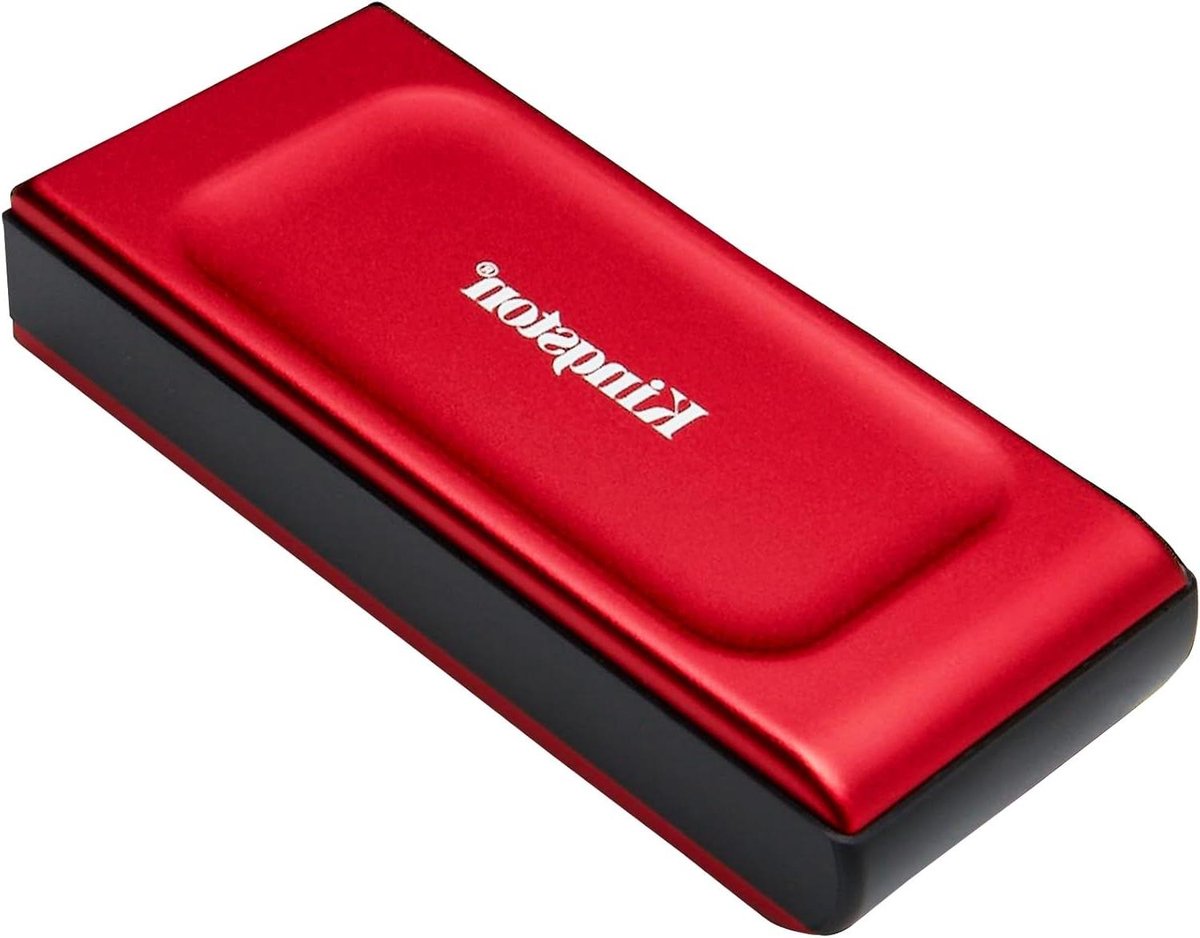 Externe SSD - Draagbare Opslag - Bestanden Back-uppen - Zakformaat Ontwerp - 2TB Capaciteit - Rood