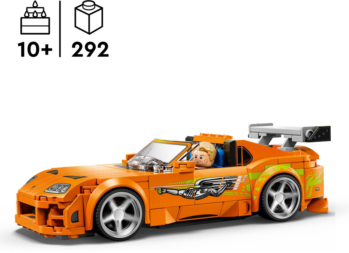 LEGO Speed Champions The Fast and The Furious Toyota Supra MK4 Auto Speelgoed voor Kinderen 77260 – foto 4
