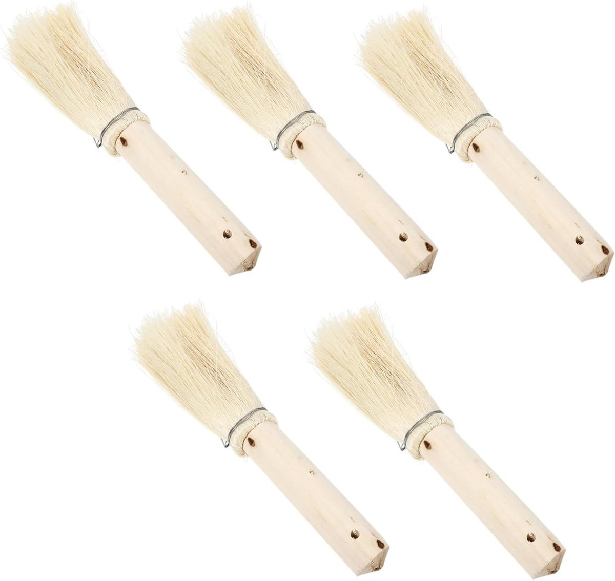 Vlekkenborstels - Afwasborstels Keuken - Keuken Reinigen - Krasvrije Spons - 5 stuks - Beige