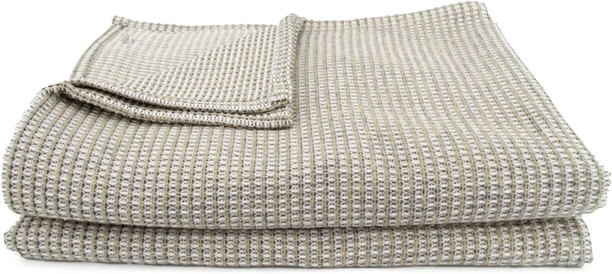 Sprei Honingraat - Bedsprei Dekentje - Slaapkamer Decoratie - Gemaakt van Gerecycled Garen