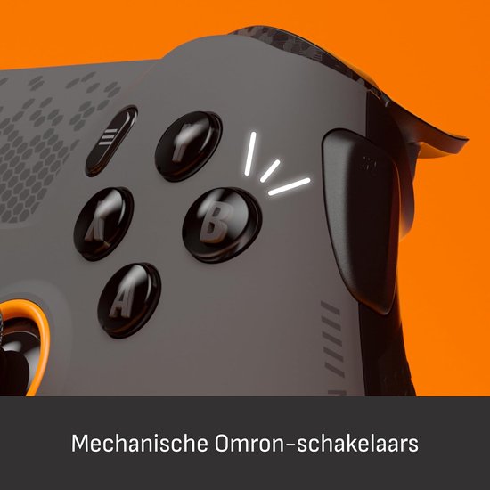 Draadloze Gamecontroller - PC Controller - PC Gaming - Hall-effect Anti-drift - 16.5 x 10.75 cm - Staalgrijs — afbeelding 2