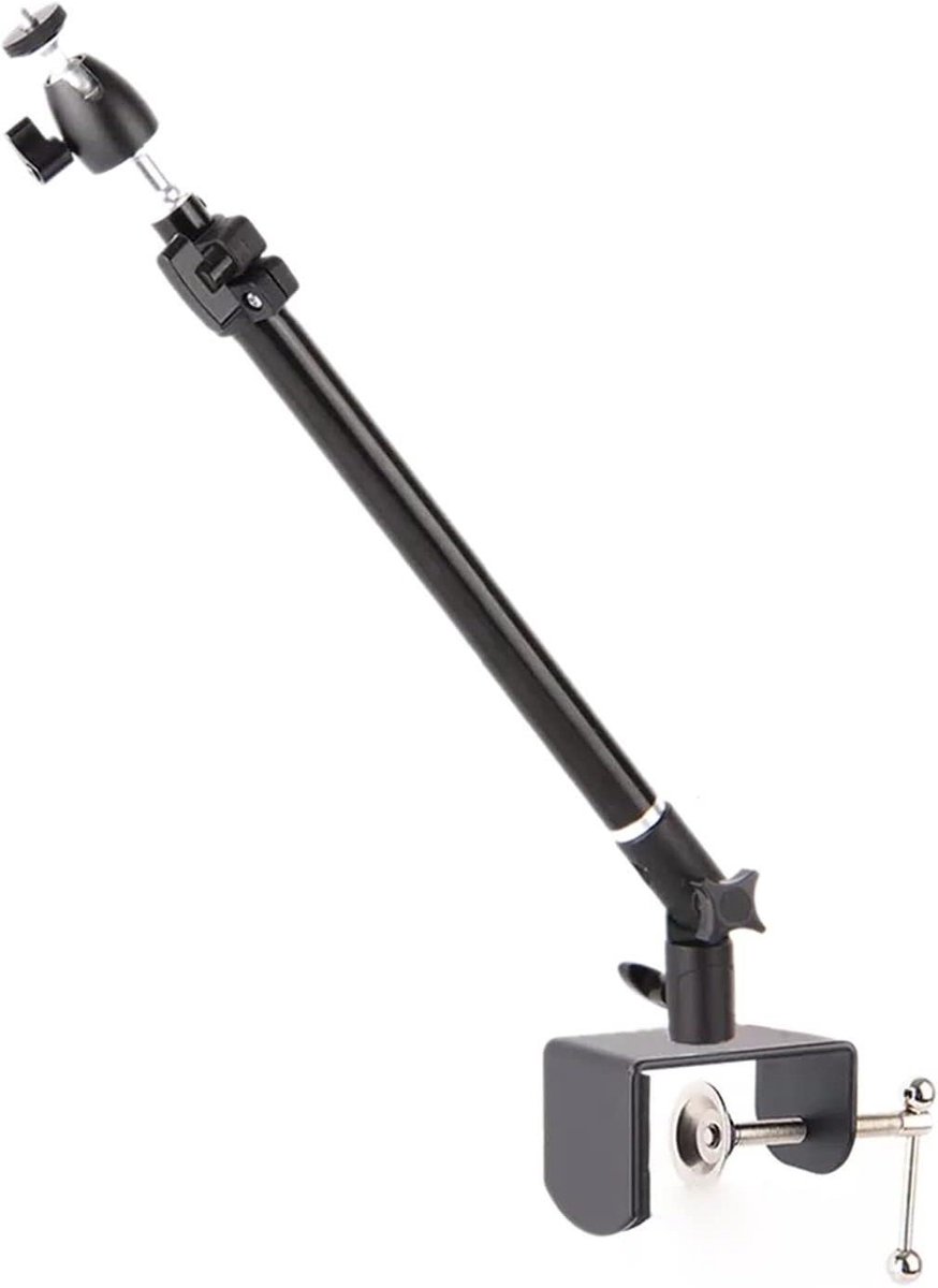 Projector Beugel - Projector Houder - Thuisbioscoop Creëren - Verstelbare Klem - 10kg Draagkracht - Wit