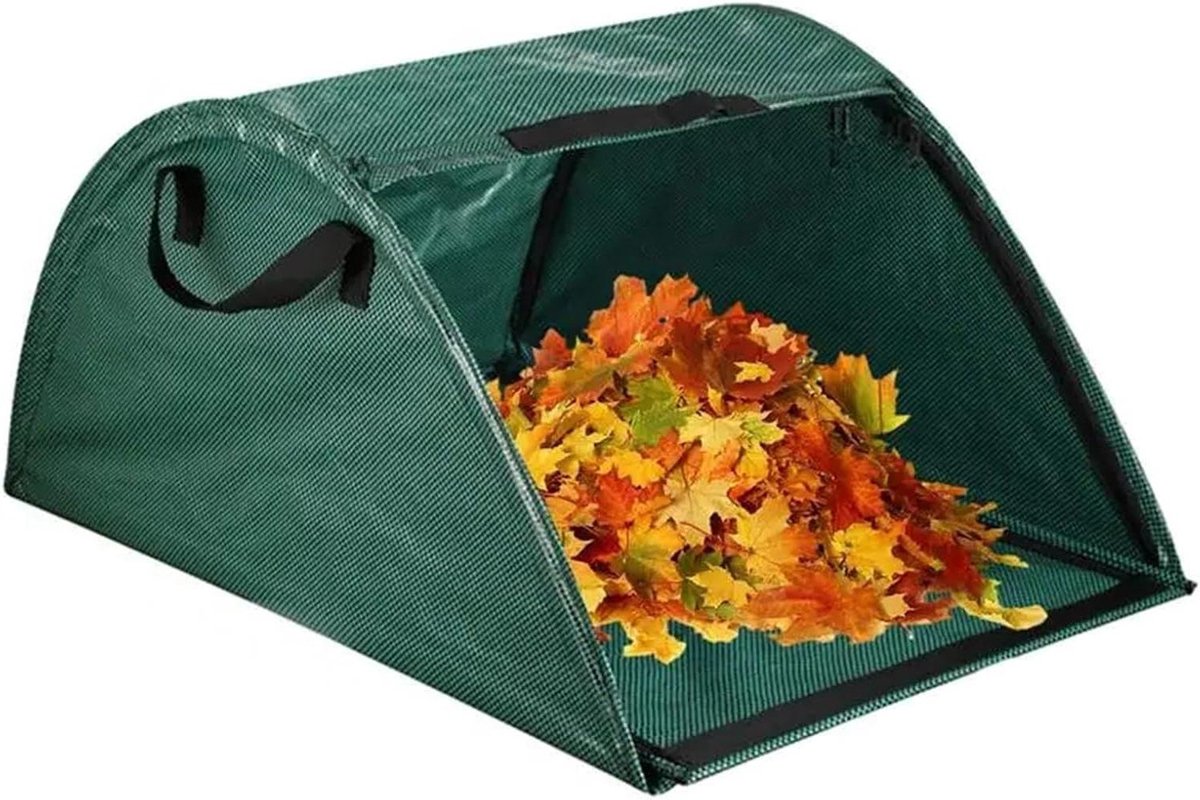 Herbruikbare Afvalzak - Bladopvangzak Tuin - Tuinafval Verzamelen - Spatwaterdicht Ontwerp - 100 Liter Capaciteit - Naturel