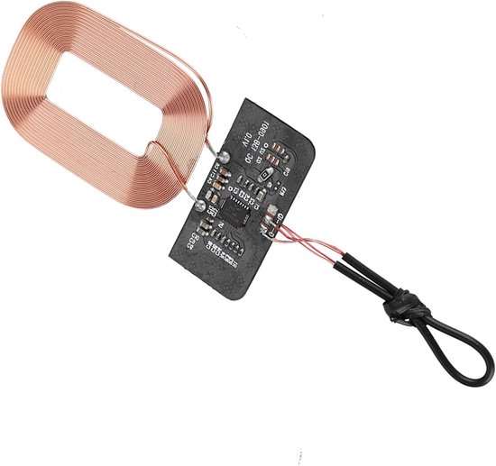 Draadloze Oplader Ontvanger voor DIY Projecten - Qi Standaard Ontvangstmodule met Spoel en Circuitbord 5V 1A voor Smartphones en Tablets — afbeelding 5