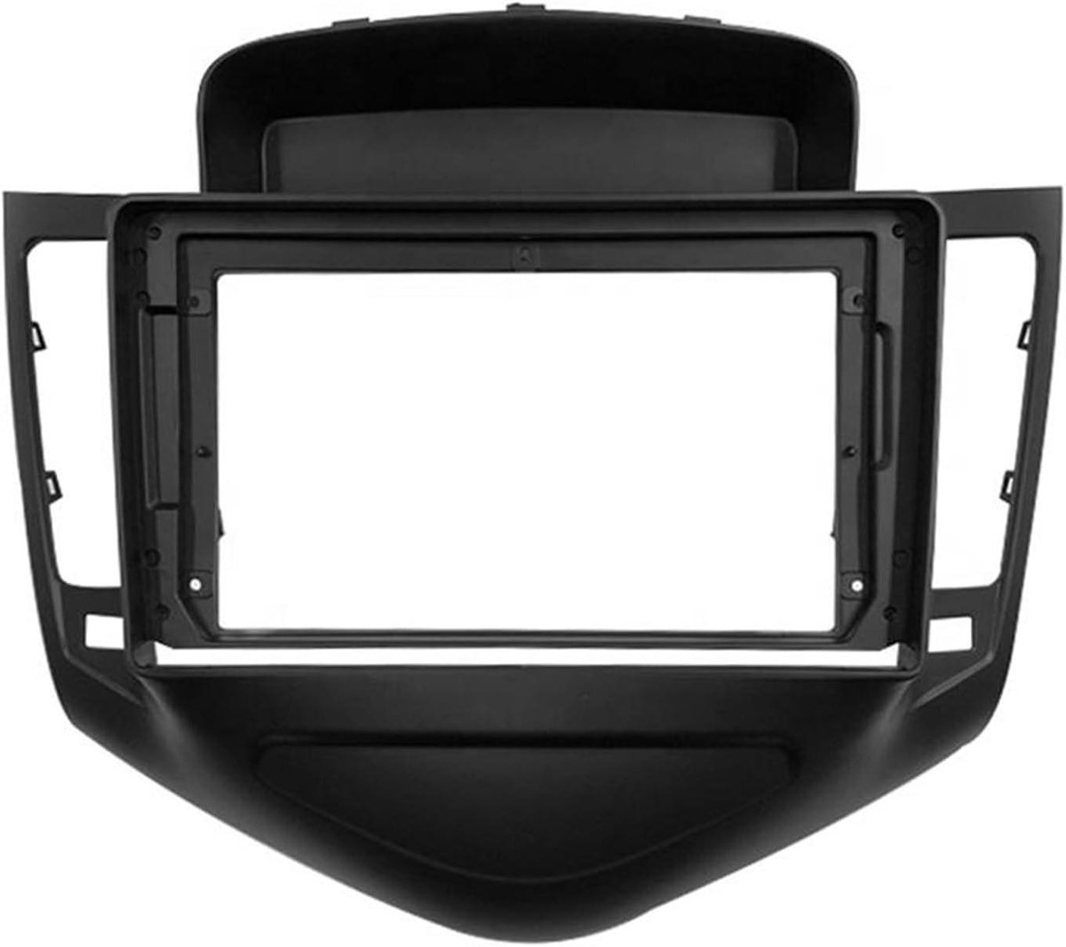 Autoradio Frame - Dashboard Kit - Auto Interieur - Koolstofvezel Look - 2 DIN - Zwart