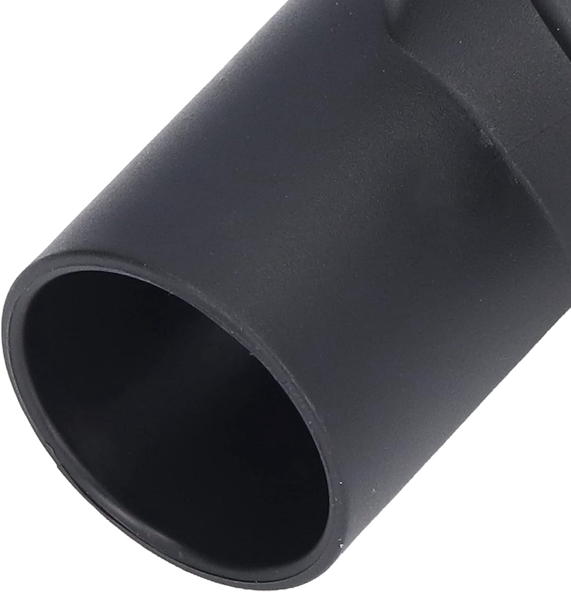 Stofzuigerborstel Opzetstuk - Ronde Borstel - Efficiënt Schoonmaken - Universele Compatibiliteit - 35 Mm Diameter - Zwart