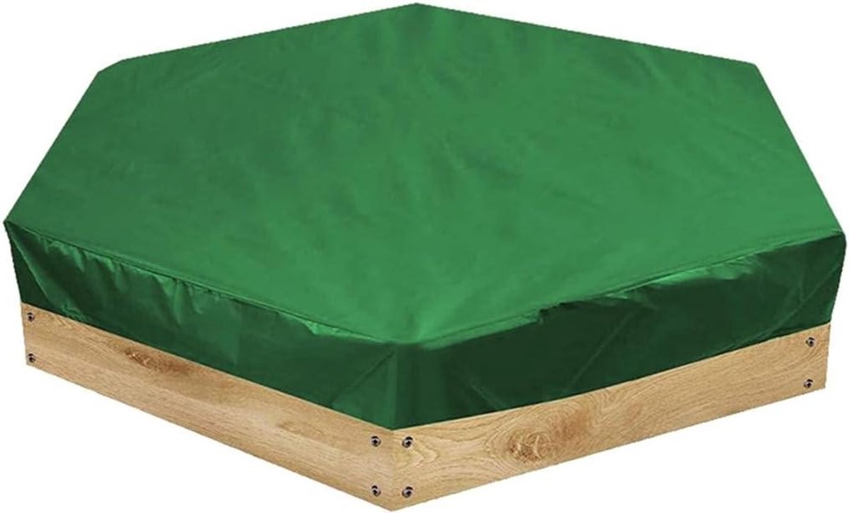 Zandbak Afdekhoes - Zandbakhoes Zeshoekig - Zandbak Beschermen - Waterdicht Duurzaam Materiaal - 140x110x20cm - Blauw