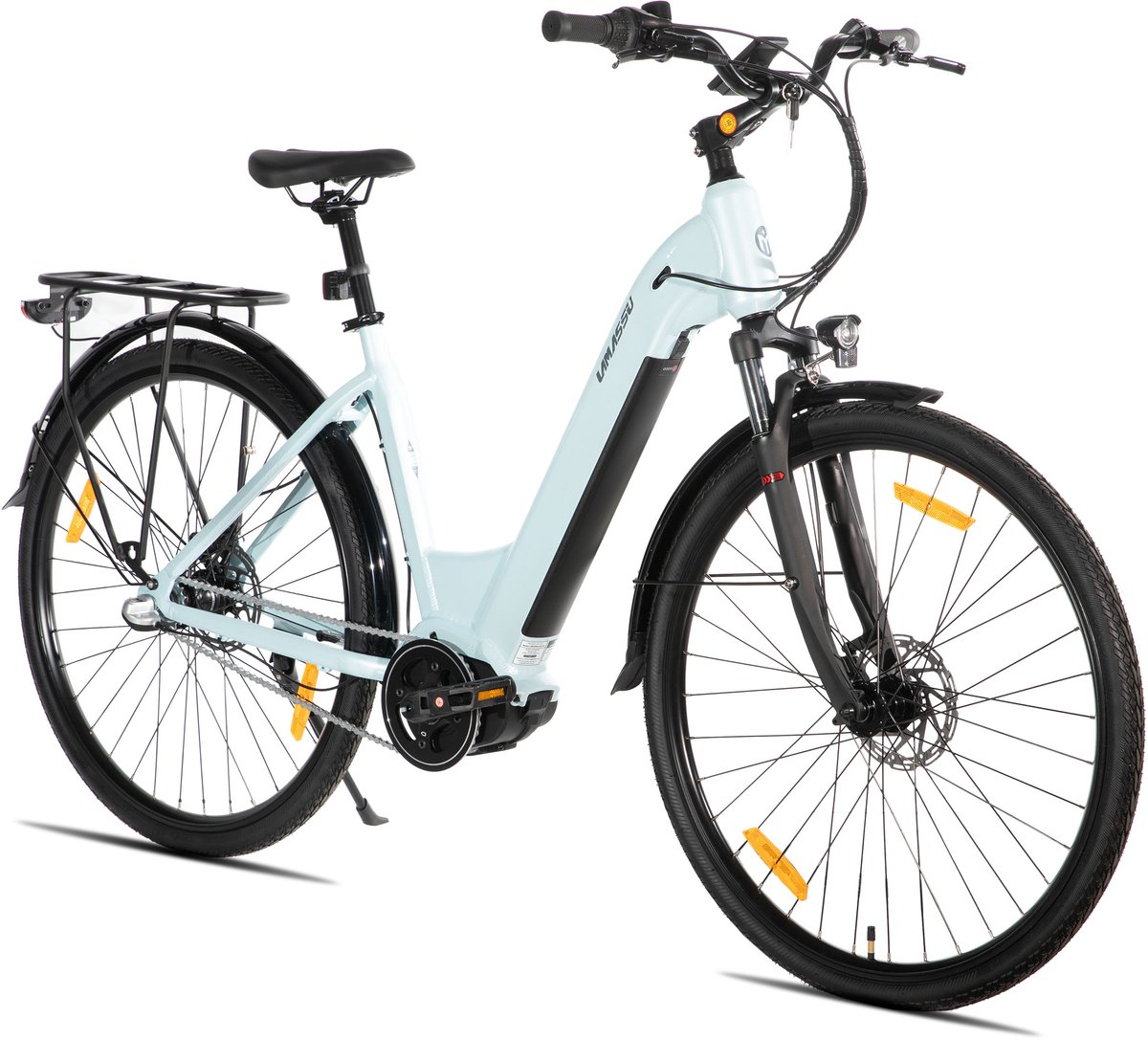 HILAND Overstreet E-Bike Dames - 28 inch - Hydraulische Schijfremmen - 3 Speed Naafversnelling - 250W - 10.4Ah Accu - Lage Instap thumbnail 6