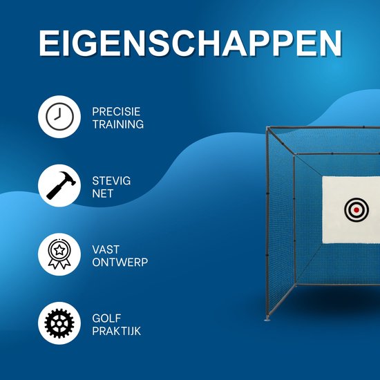 Golf oefennet - Voor golftraining - Vast rakennet - Groen van GOLF — afbeelding 2