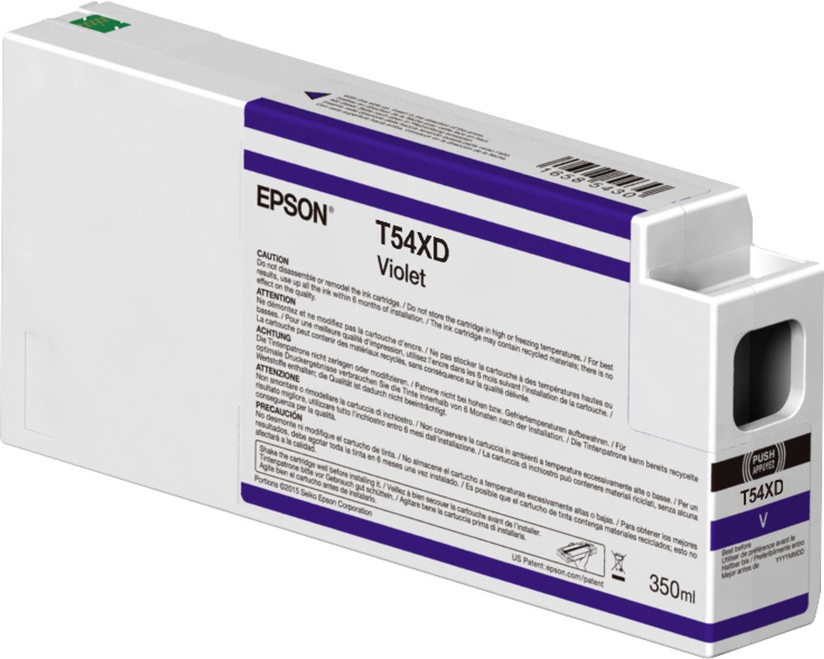 Epson T54XD00 inktcartridge 1 stuk origineel violet