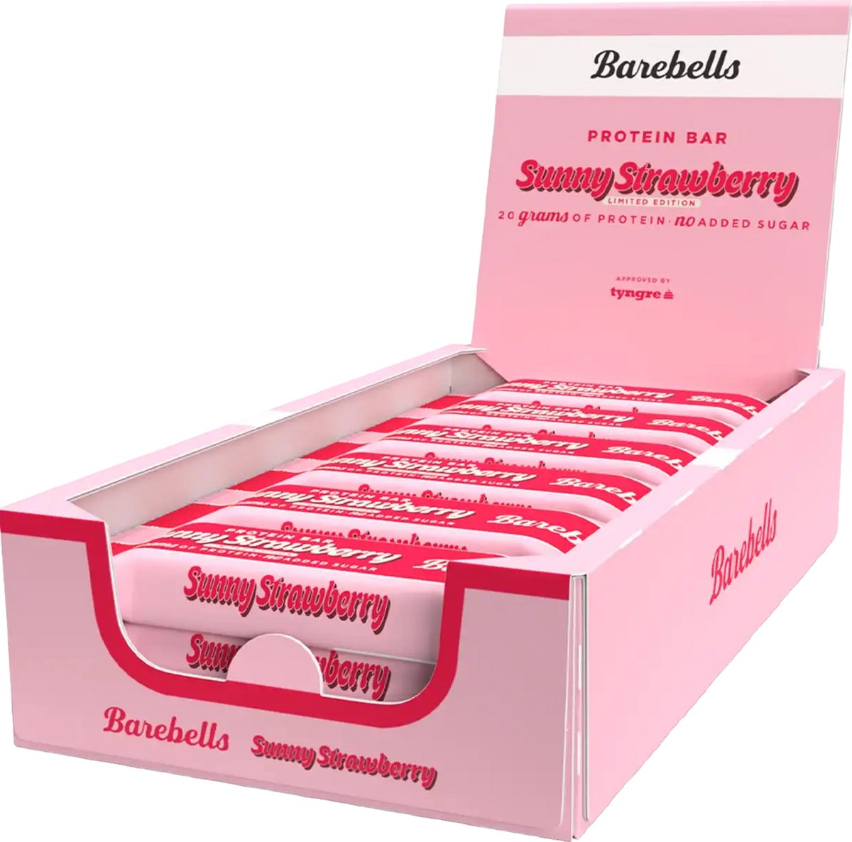 Barebell Protein Bars - 12 x 55g - Sunny Strawberry