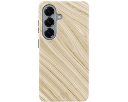 AVY Hoesje geschikt voor Samsung Galaxy S26 Plus | Aurum Gold | Goud Marmer | Goud | Hard Shell Back Cover | Compatibel met MagSafe & Qi2