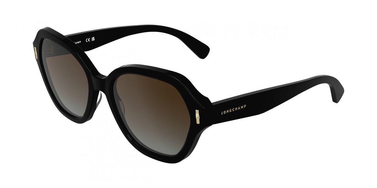 Longchamp LO801S Black 56/19/140 WOMAN Zonnebrillen